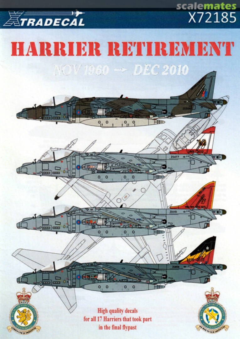 Boxart Harrier Retirement X72185 Xtradecal