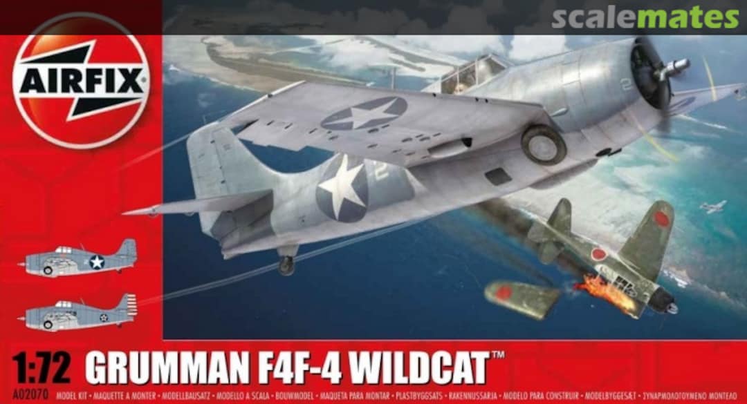 Boxart Grumman F4F-4 Wildcat A02070 Airfix