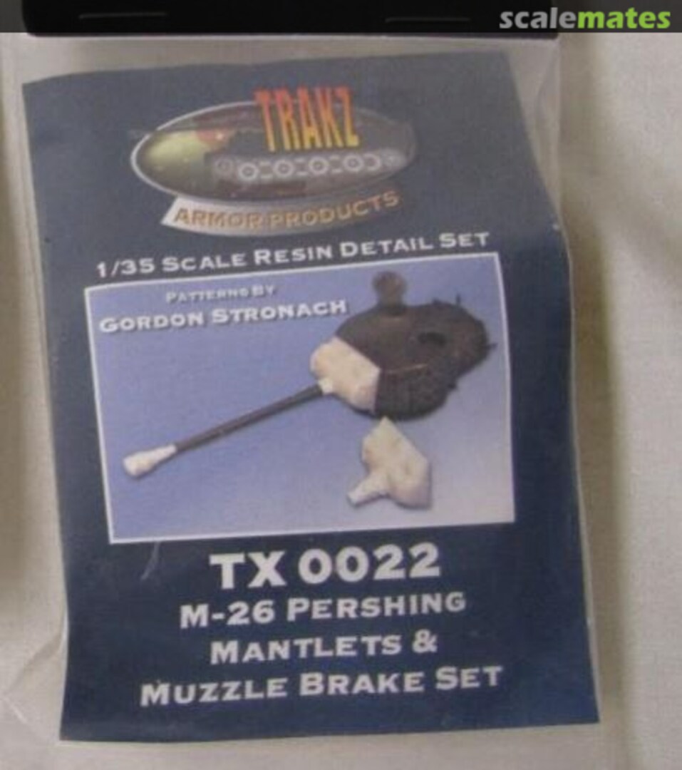 Boxart M-26 Pershing Mantlets & Muzzle Brake Set TX 0022 VLS - Trakz