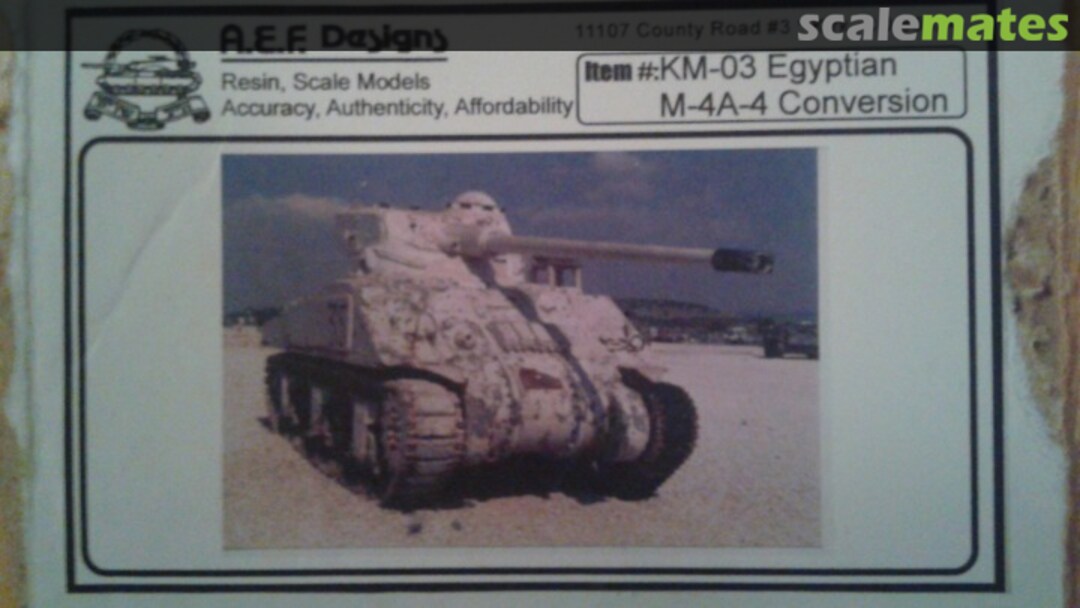 Boxart Egyptian M4A4 Conversion KM-03 A.E.F. Designs