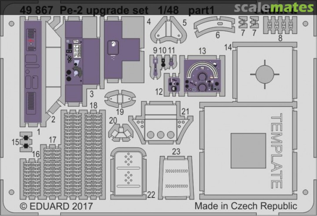 Boxart Pe-2 upgrade set 49867 Eduard