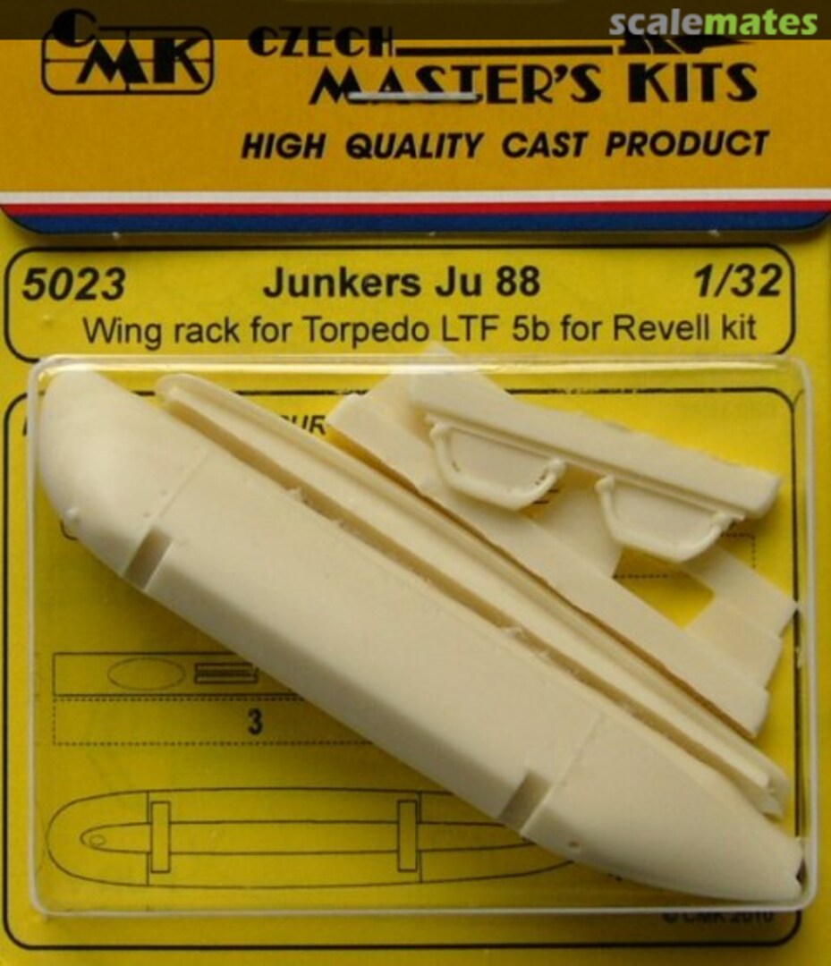 Boxart Junkers Ju 88A Wing rack for Torpedo LTF 5b 5023 CMK