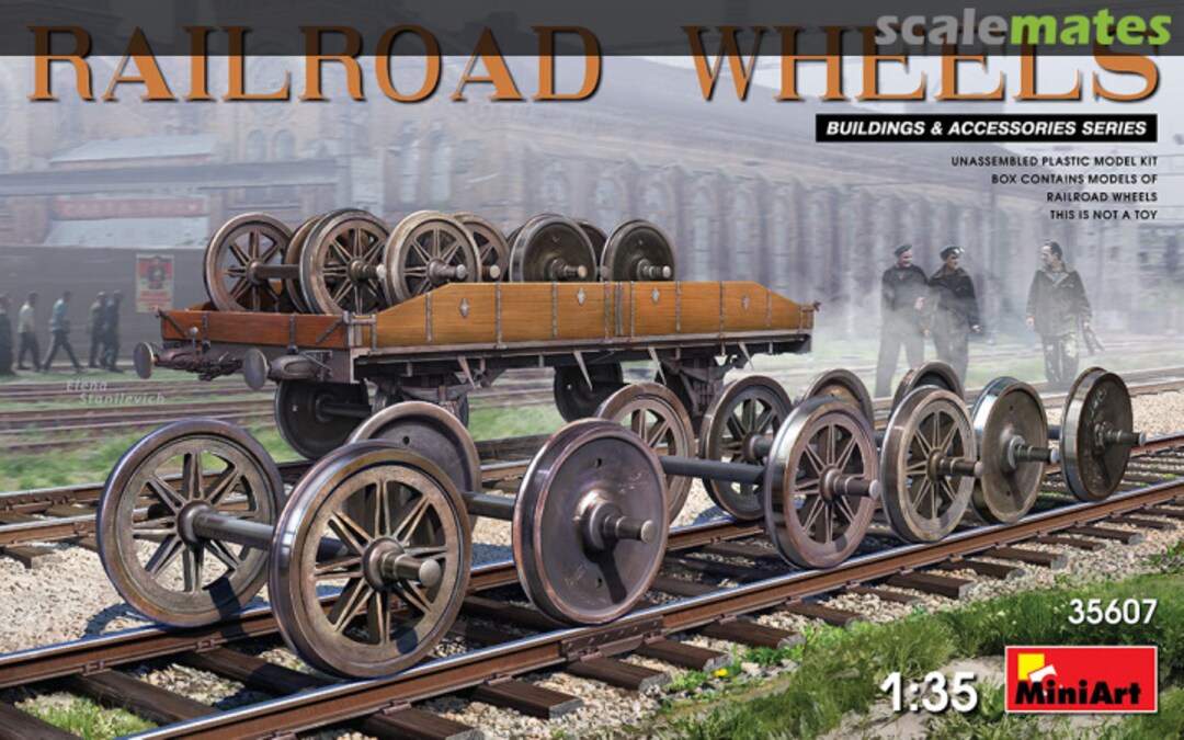 Boxart Railroad wheels 35607 MiniArt