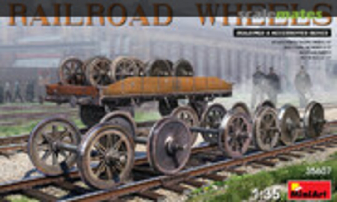 1:35 Railroad wheels (MiniArt 35607)