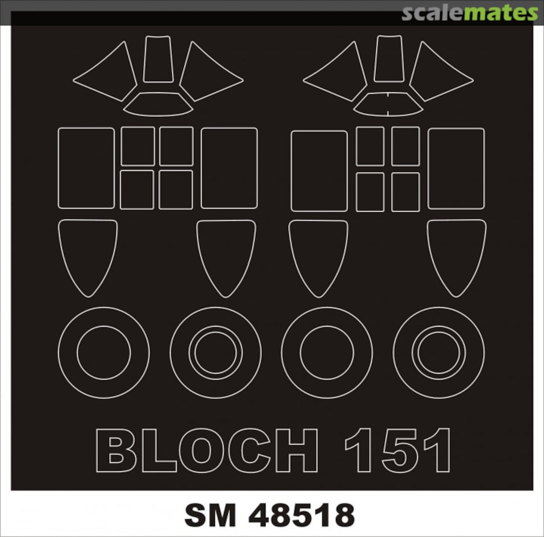 Boxart Marcel-Bloch MB.151С.1 2 SM48518 Montex