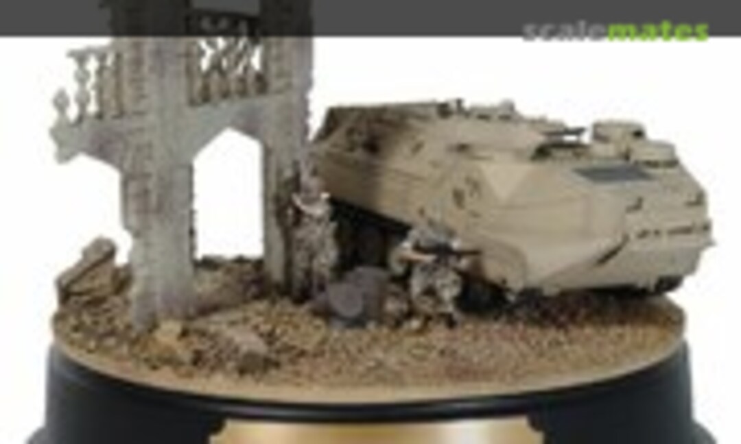 1:72 AAV7A1 w/US Marines + Diorama Building (Dragon Armor 60184)