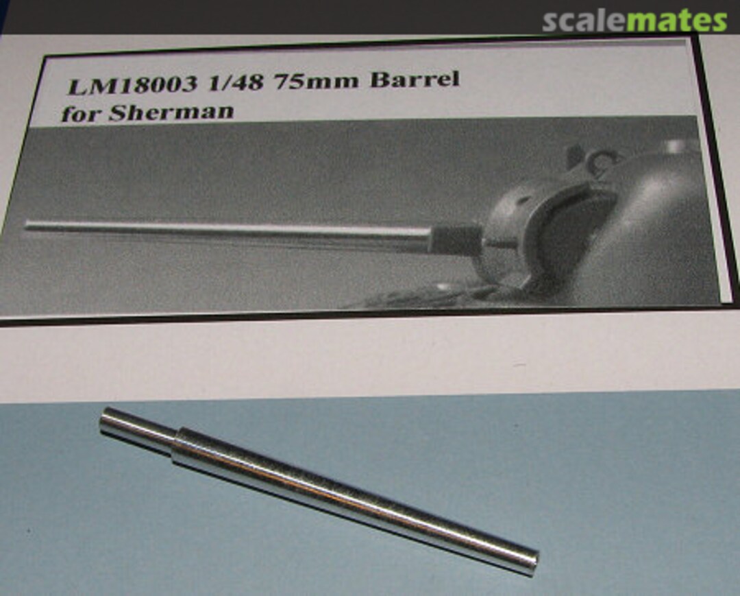 Boxart 75mm Barrel for Sherman LM18003 LionMarc