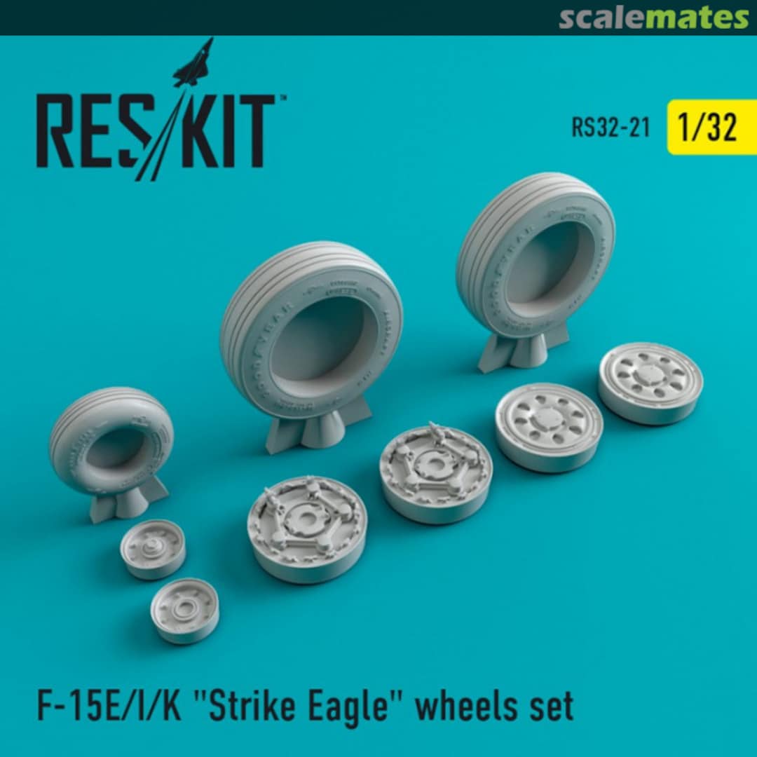 Boxart F-15 (E/I/K) "Strike Eagle" resin wheels RS32-0021 ResKit