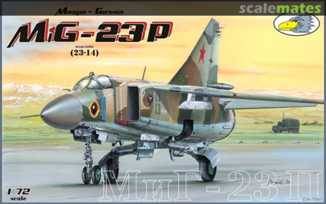 Boxart Mikoyan MiG-23P 72007 R.V.Aircraft