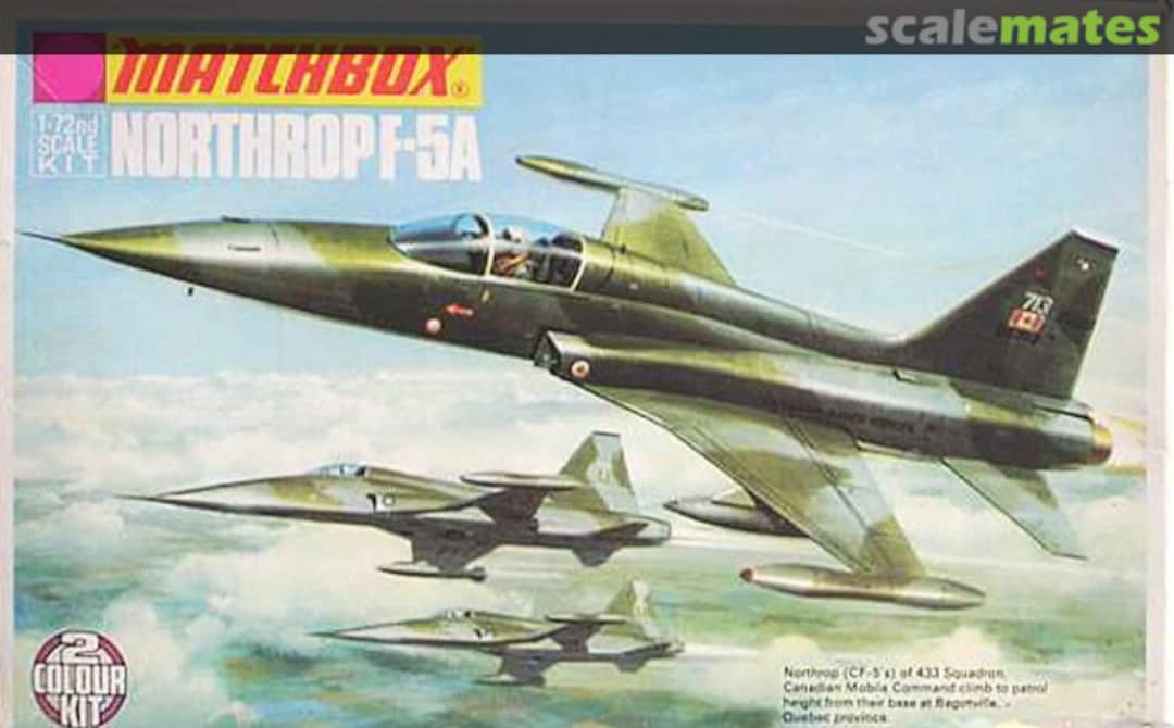 Boxart Northrop F-5A PK-12 Matchbox