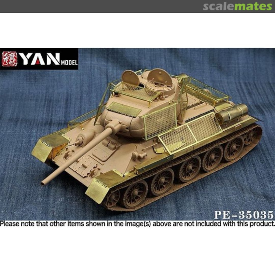 Boxart Soviet Bedspring Armor for T34-85, JS-2 PE-35035 Yan Model