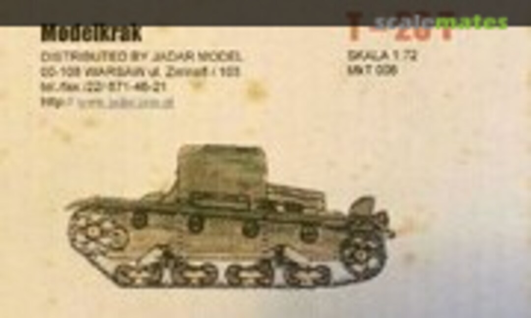 1:72 T-26T (Modelkrak MkT 006)