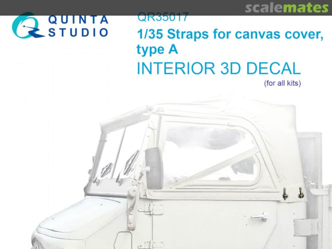 Boxart Straps for canvas cover, type A QR35017 Quinta Studio