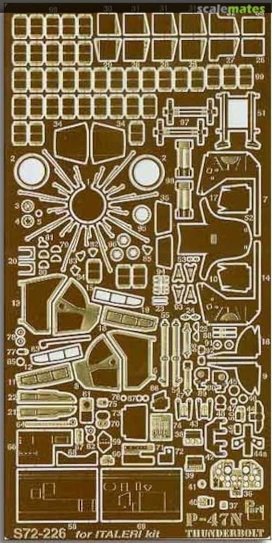 Boxart P-47N Thunderbolt S72-226 Part