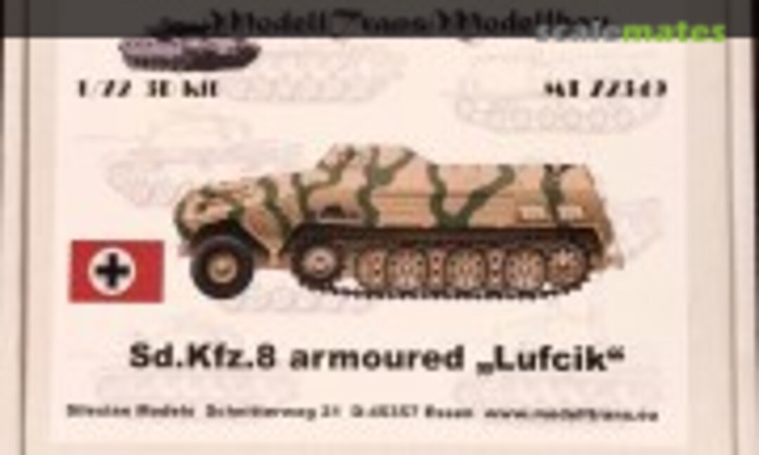 1:72 Sd.Kfz.8 armoured &quot;Lufcik&quot; (Modell Trans Modellbau MT72349)