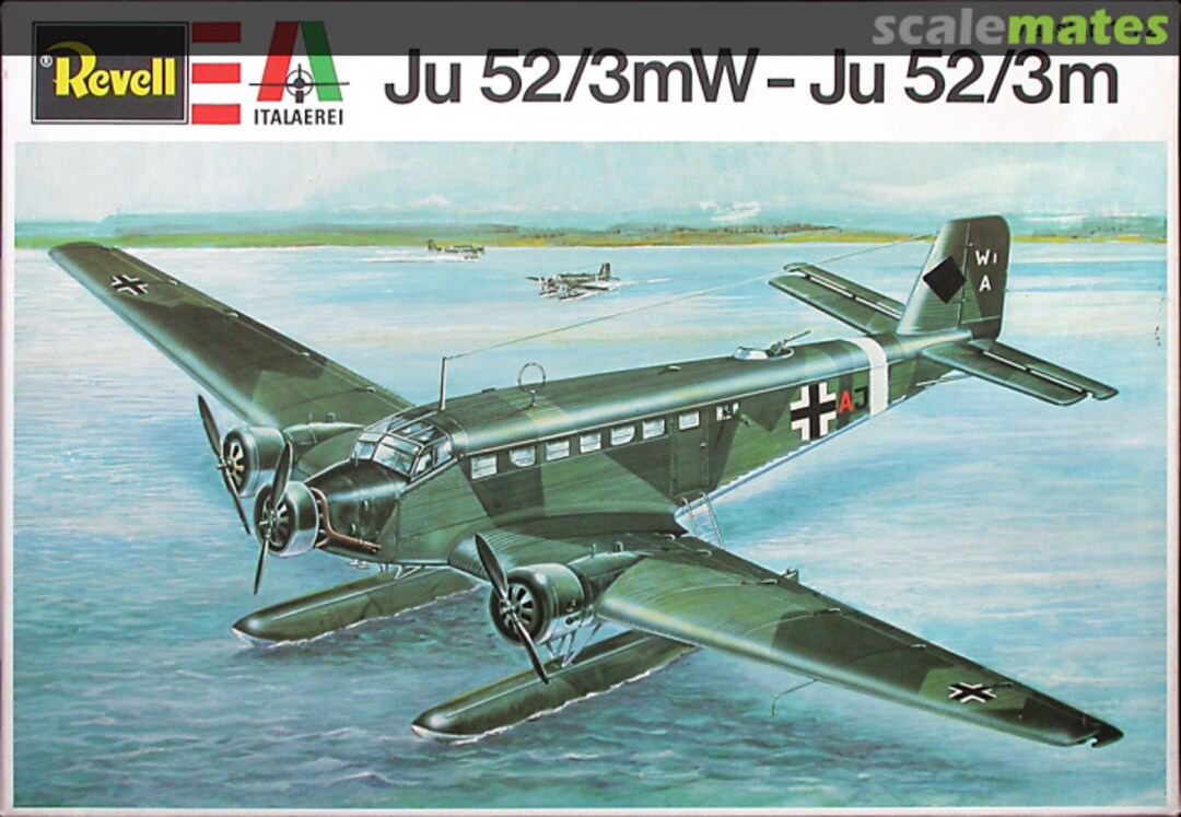 Boxart Ju 52/3mW - Ju 52/3m H-2017 Revell/Italaerei