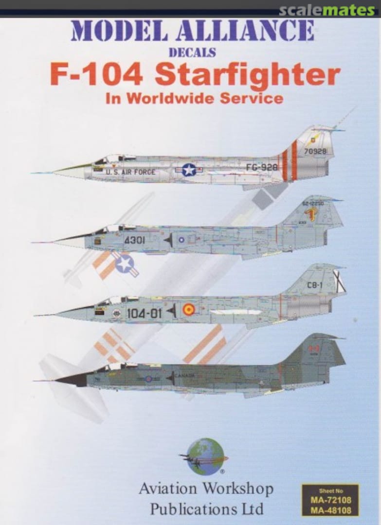 Boxart F-104 Starfighter MA-72108 Model Alliance