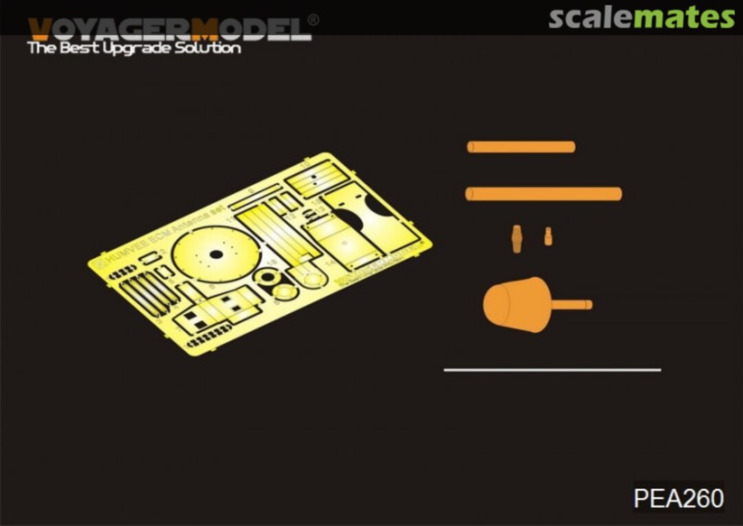 Boxart HUMVEE ECM Antenna set TYPE2 (telescopic pole) (GP) PEA260 Voyager Model