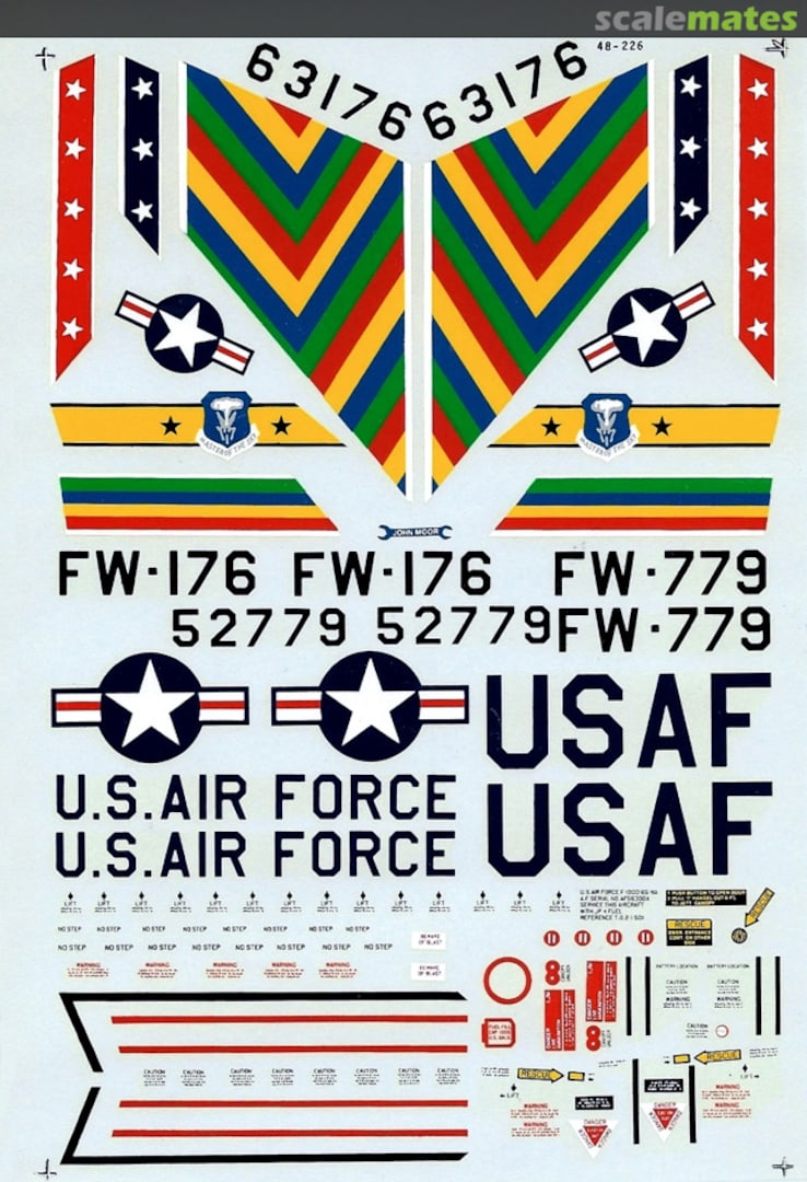 Boxart F-100Ds USAF 48-0226 Microscale