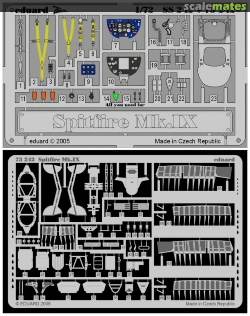 Boxart Spitfire Mk.IX 73242 Eduard