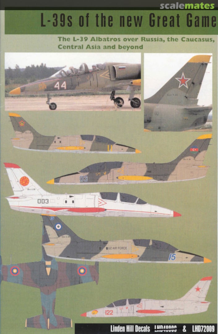 Boxart L-39s of the new Great Game LHD72009 Linden Hill Decals