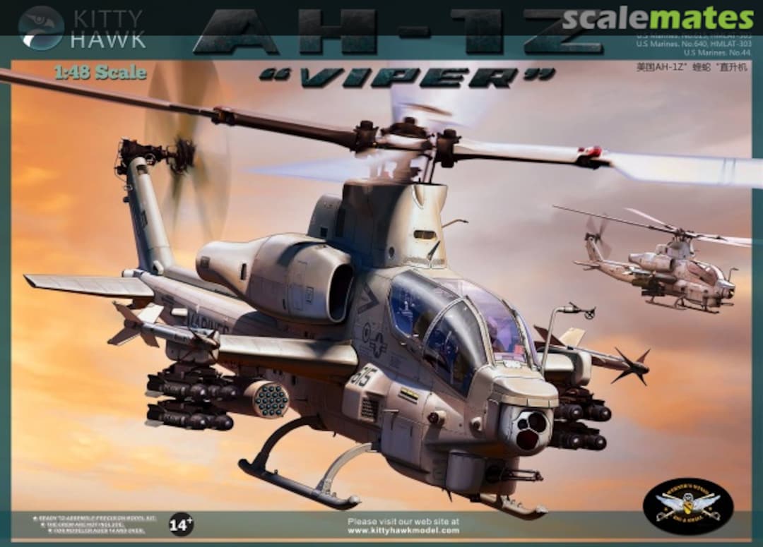 Boxart AH-1Z Viper KH80125 Kitty Hawk