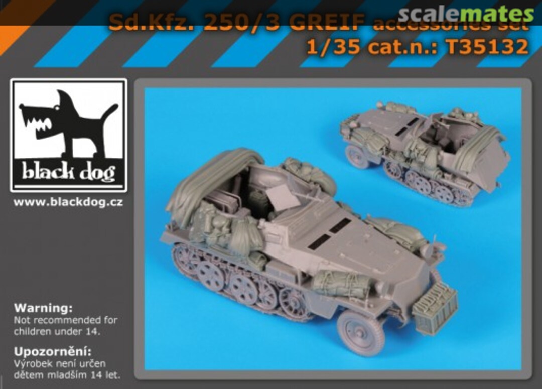 Boxart Sd.Kfz 250/3 Greif T35132 Black Dog