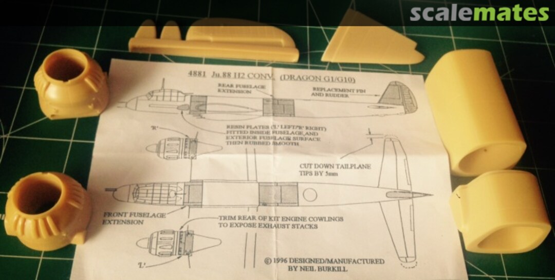 Boxart Junkers Ju 88 H2 Conversion 4881 Paragon Designs