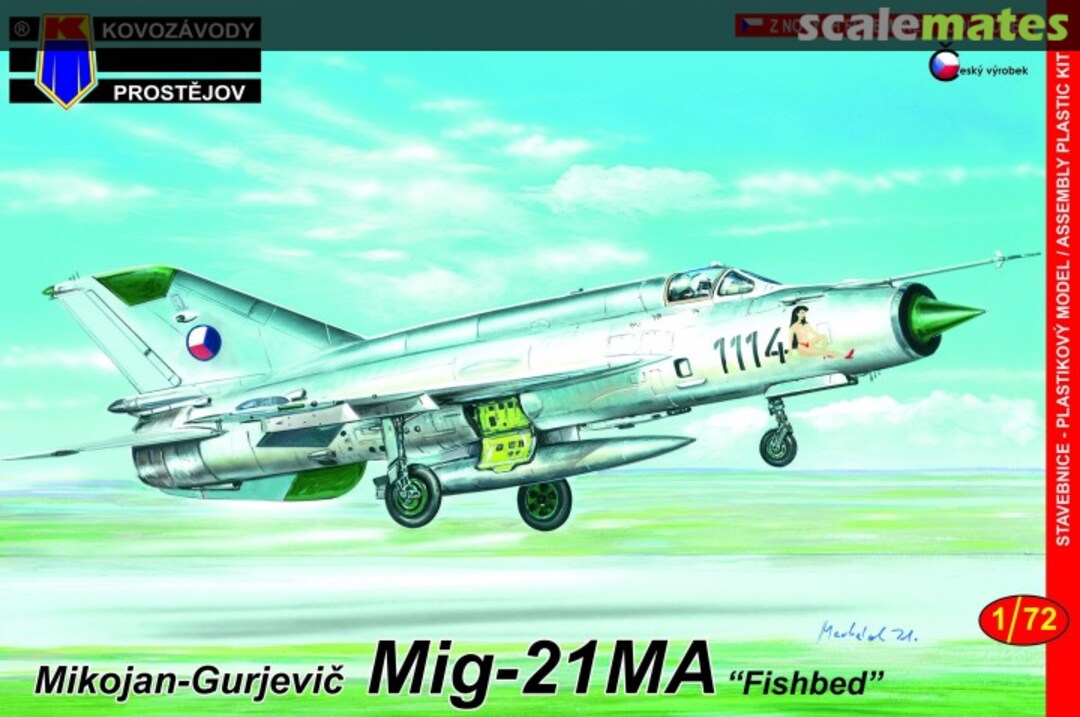 Boxart MiG-21MA KPM0097 Kovozávody Prostějov