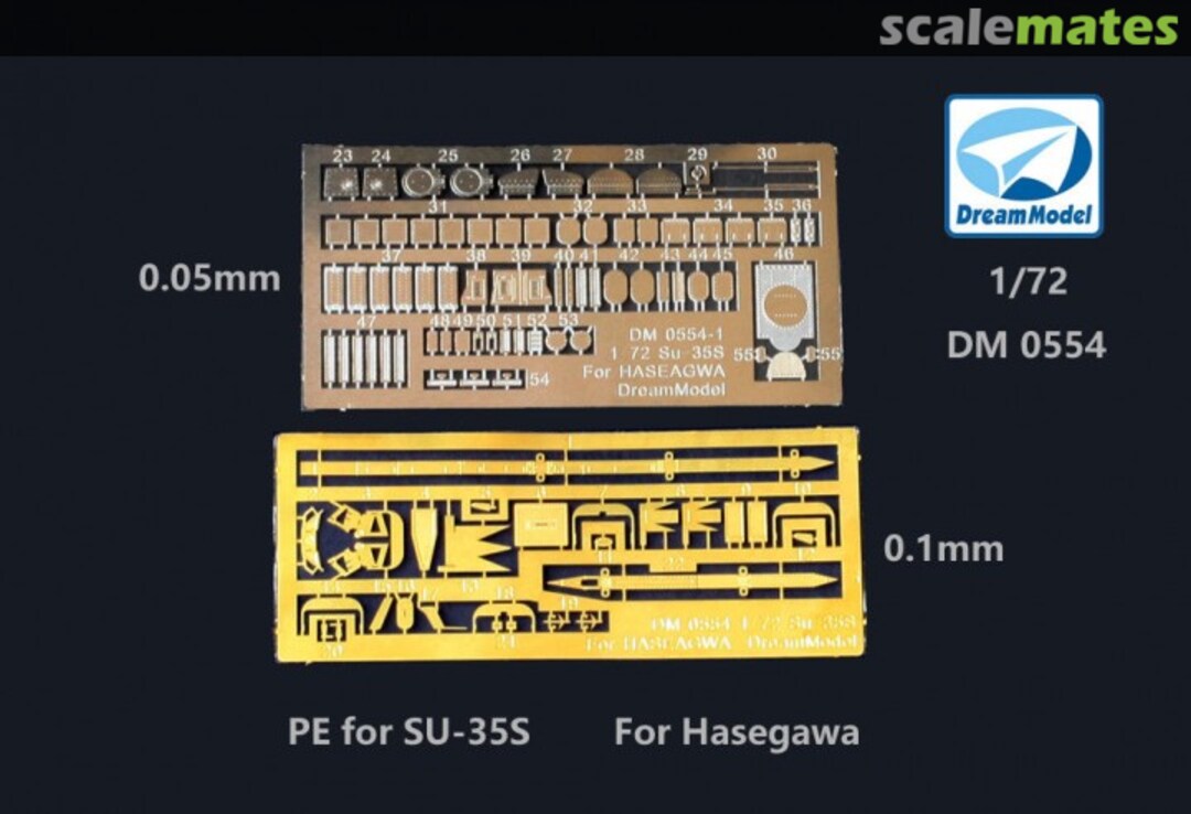 Boxart PE for SU-35S DM 0554 DreamModel