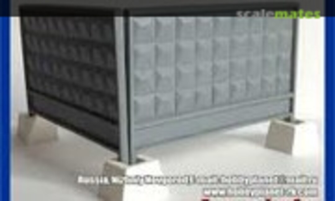 Concrete fence type 3 (2 sections) (Hobby Planet 35311)