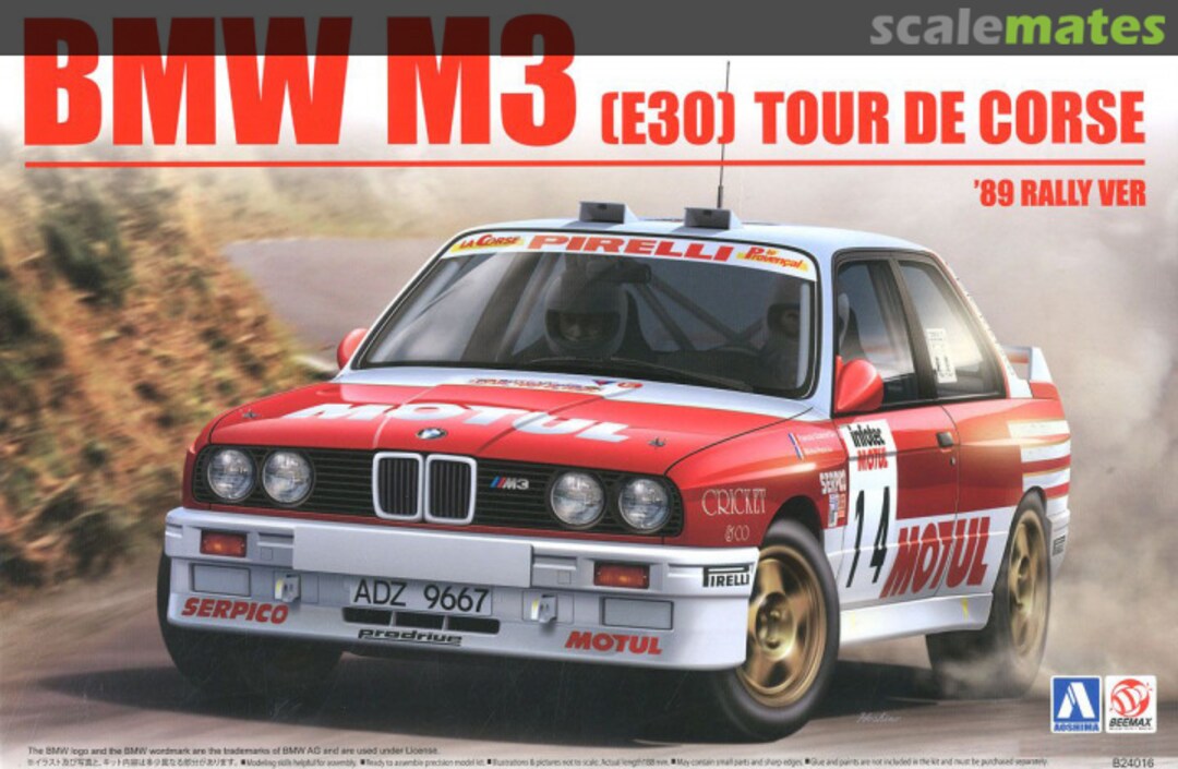 Boxart BMW M3 E30 B24016 Beemax Model Kits