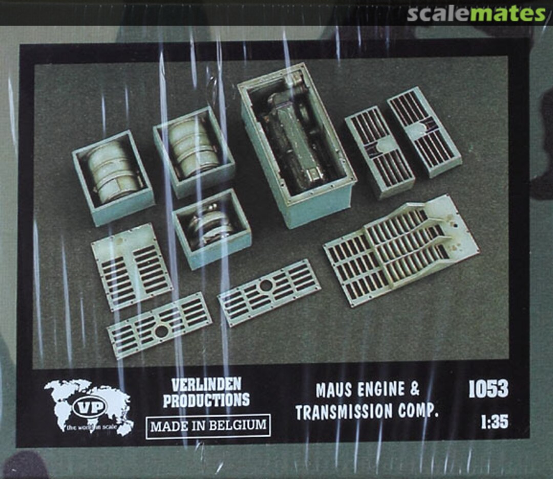 Boxart Maus Engine & Transmission Compartment 1053 Verlinden Productions