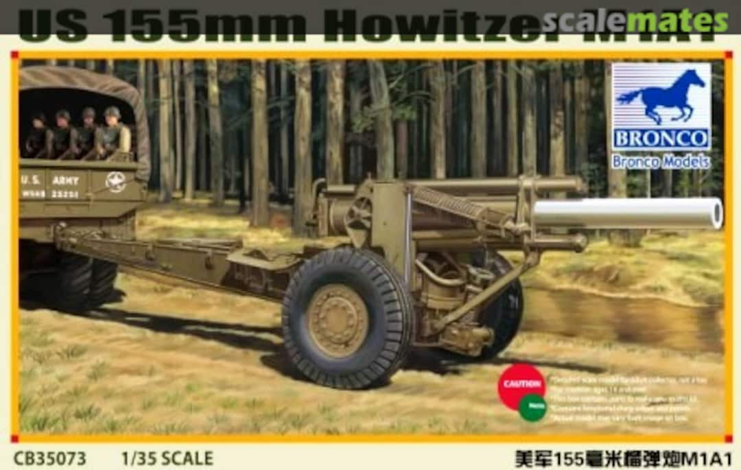 Boxart 155mm Howitzer M1A1 CB35073 Bronco