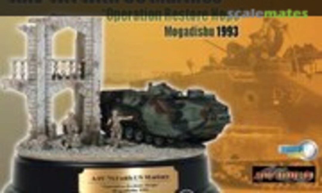 1:72 AAV7A1 w/US Marines + Diorama Building (Dragon Armor 60194)