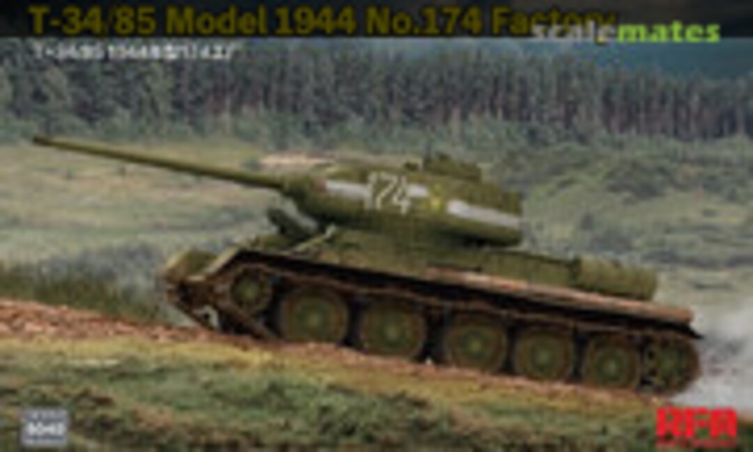 1:35 T-34/85 Model 1944 No.174 Factory (Rye Field Model RM-5040)