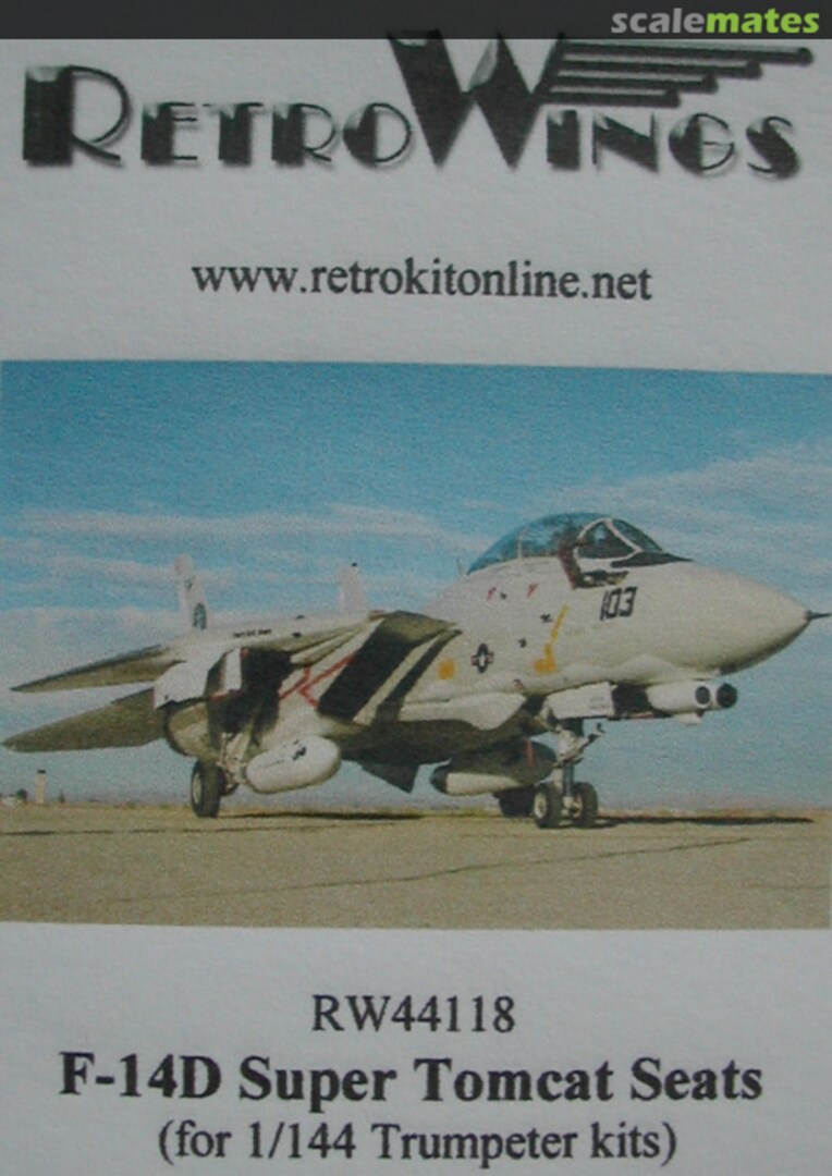 Boxart F-14D Super Tomcat Seats RW44118 RetroWings