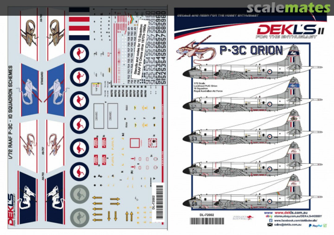 Boxart P-3C Orion DL72002 DEKL's