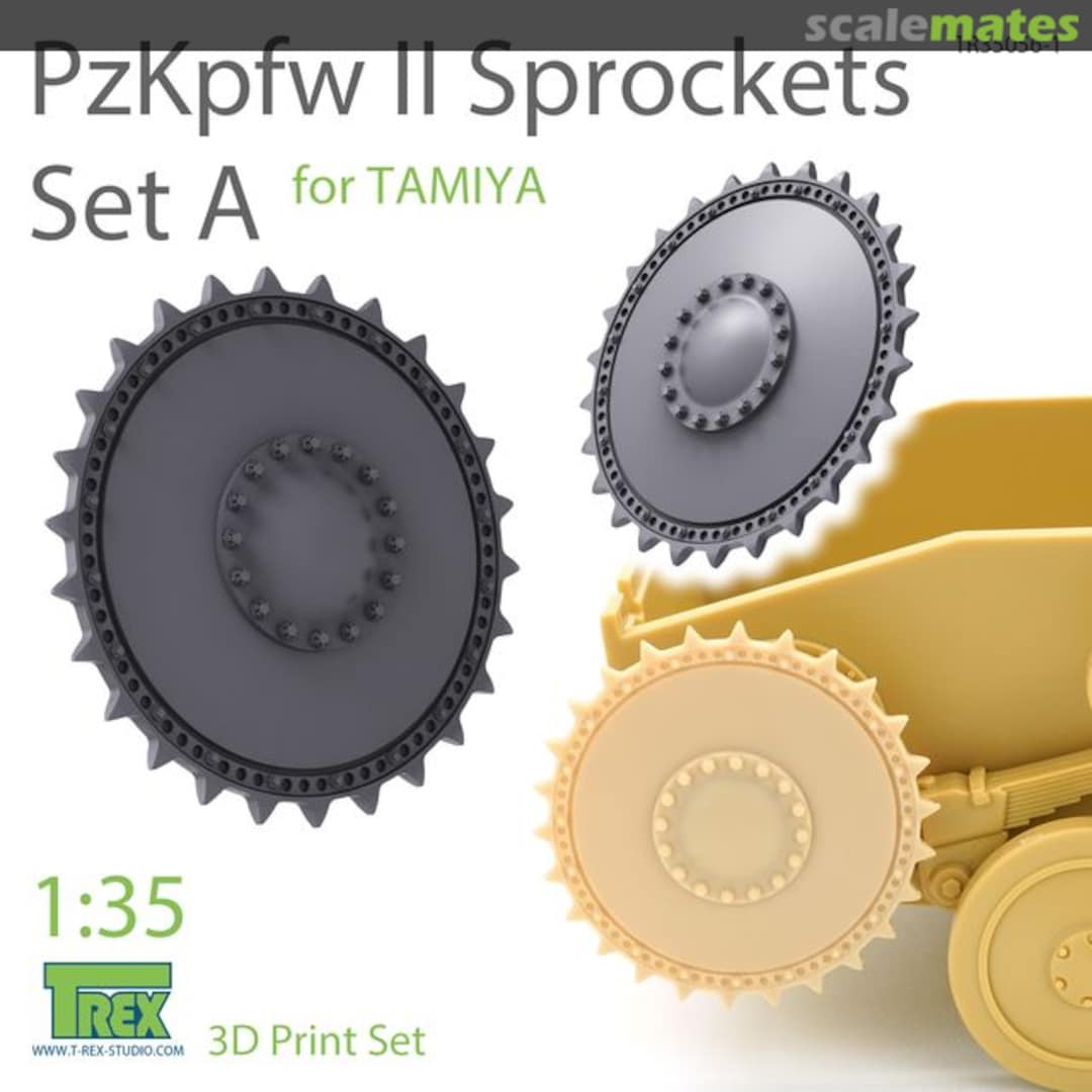 Boxart PzKpfw II Sprockets Set A TR35056-1 T-Rex Studio