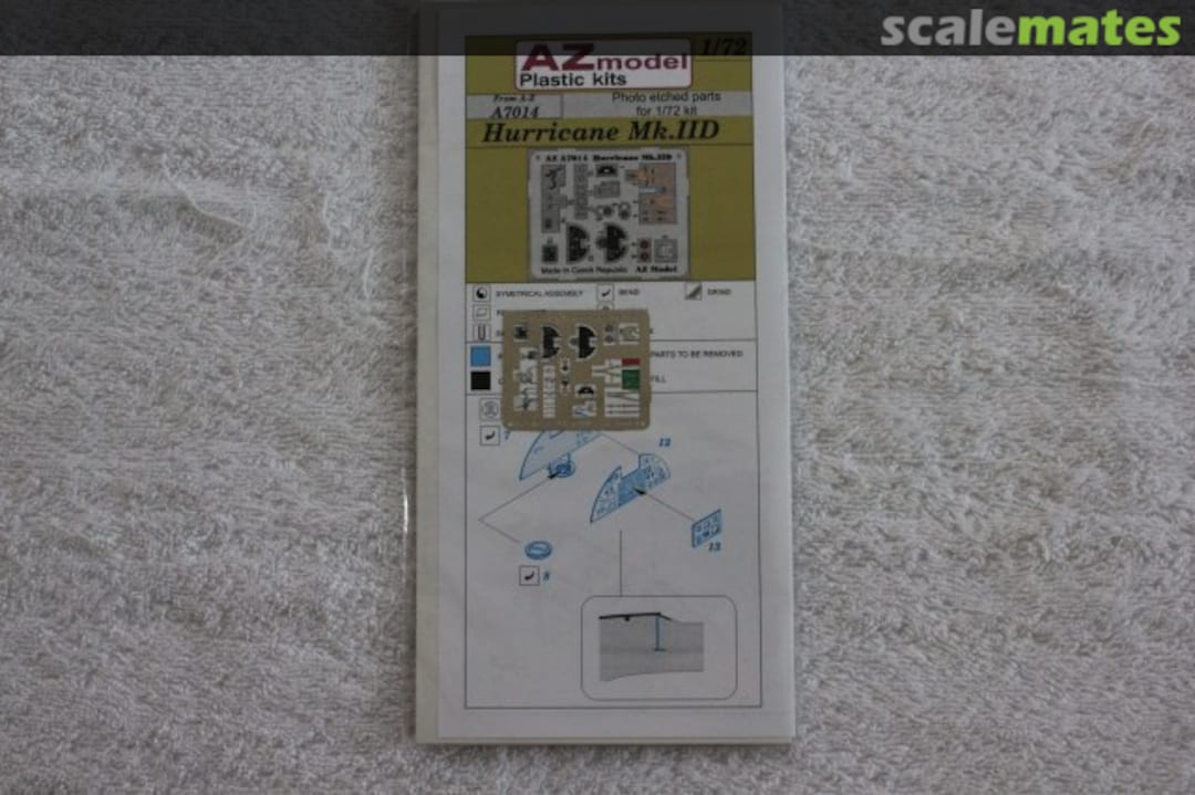 Boxart Hurricane II D A7014 AZmodel