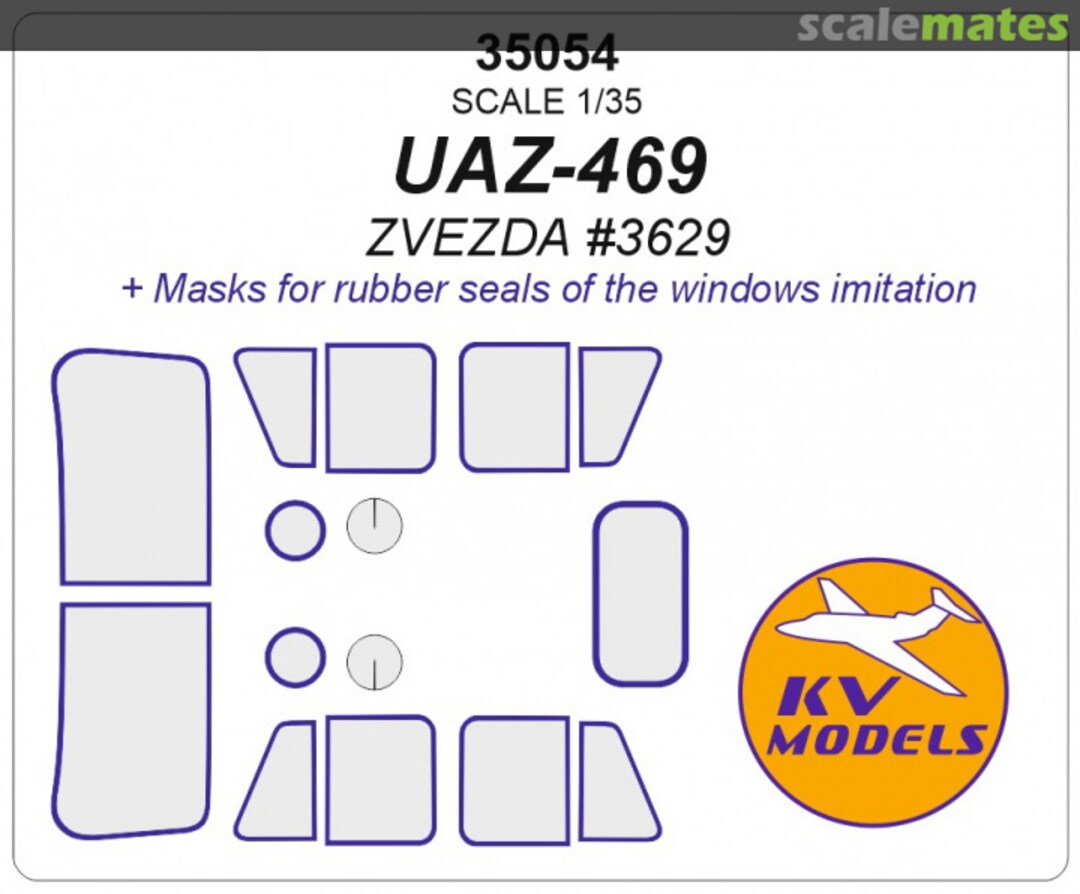 Boxart UAZ-469 35054 KV Models