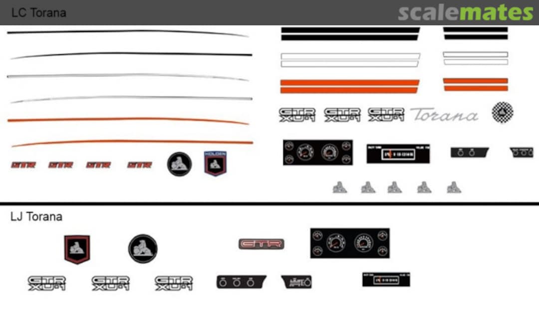 Boxart Holden Torana LC/LJ Decal Set DDAAC005 DDA