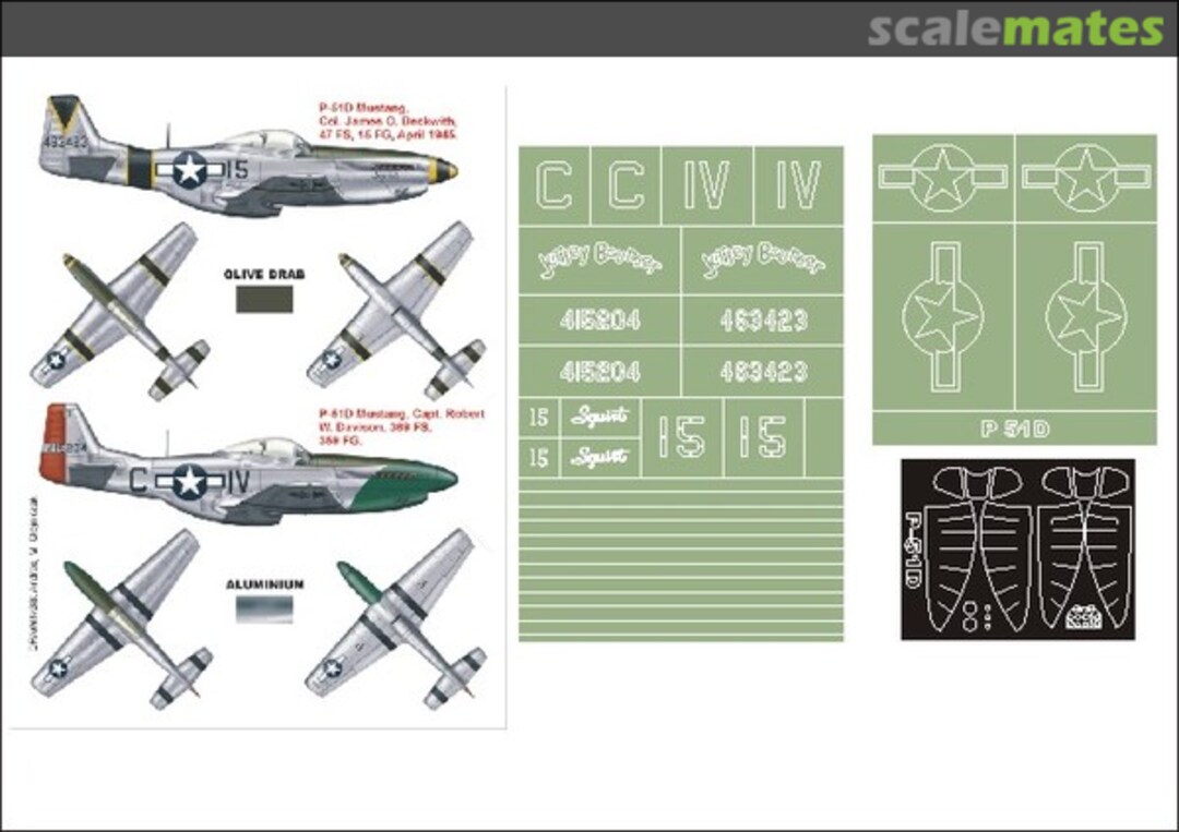 Boxart P-51D Mustang K32128 Montex