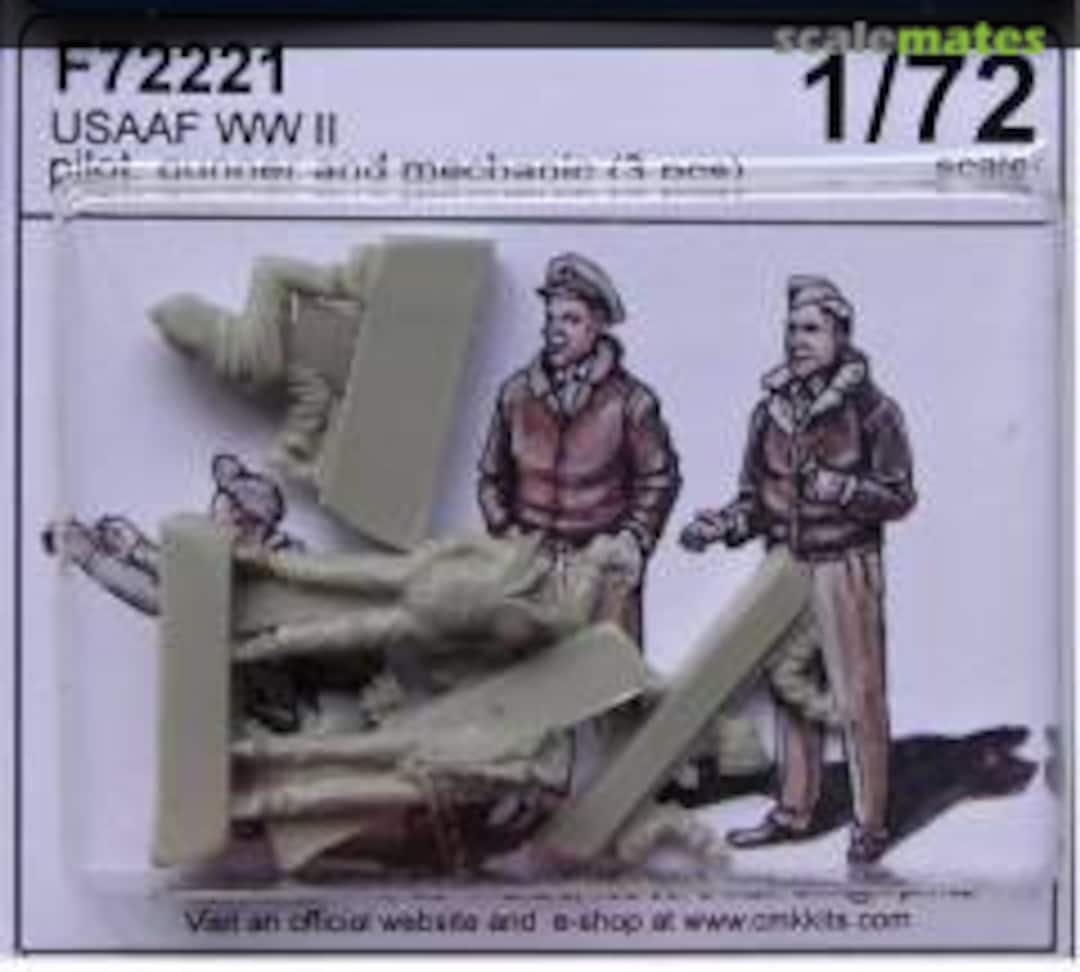 Boxart USAAF WW II pilot, gunner and mechanic (3 pcs) F72221 CMK