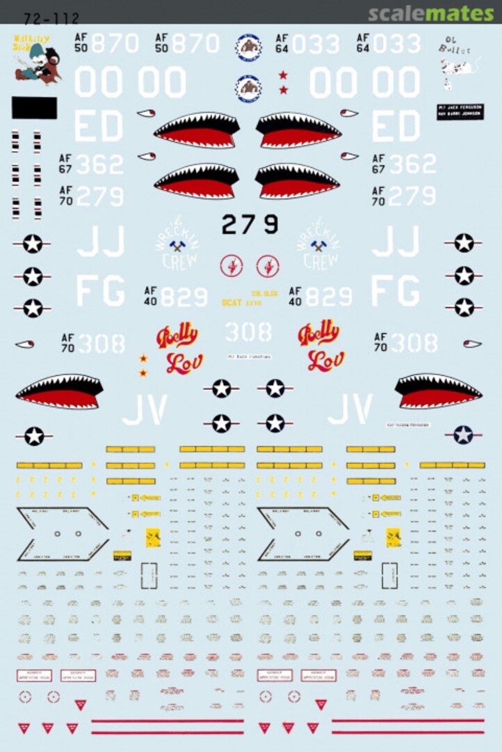 Boxart USAF Vietnam Phantoms 72-0112 Microscale