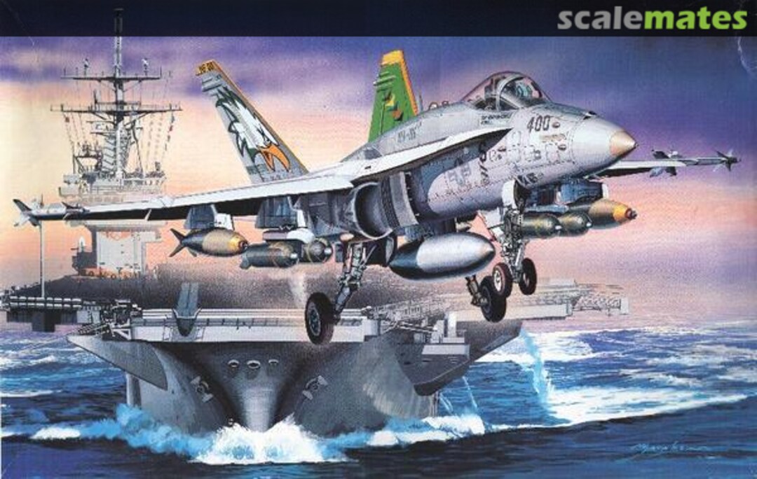 Boxart F/A-18C Strike Hornet "Chippy Ho" 74004 Fujimi