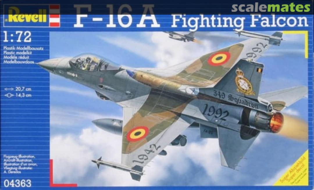 Boxart F-16A Fighting Falcon 04363 Revell