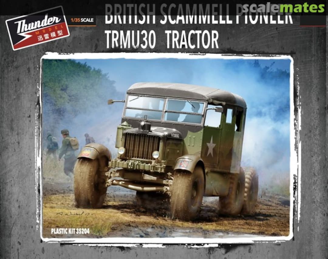 Boxart Scammell Pioneer TRMU30 Tractor 35204 Thunder Model