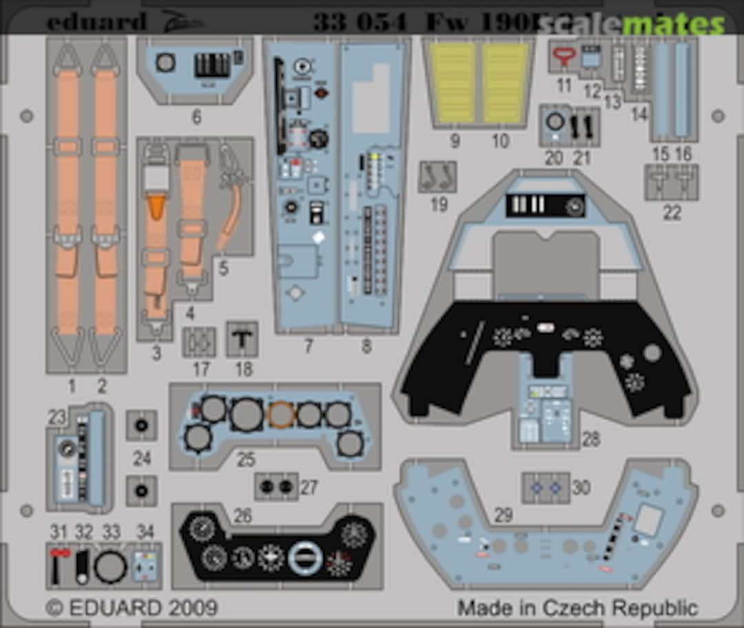 Boxart Fw 190F-8 interior 33054 Eduard