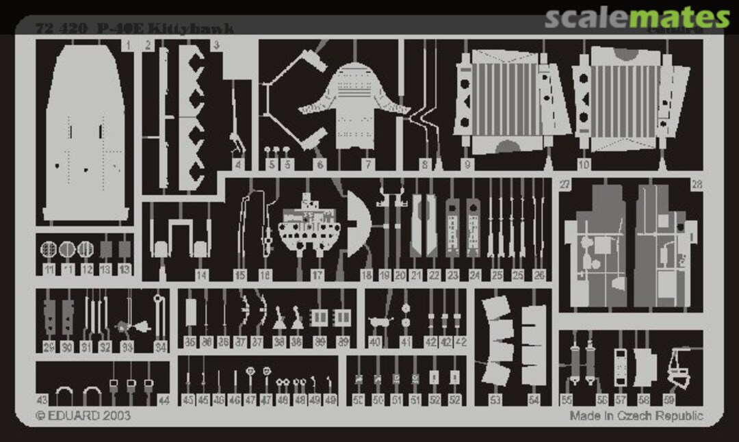 Boxart P-40E 72420 Eduard